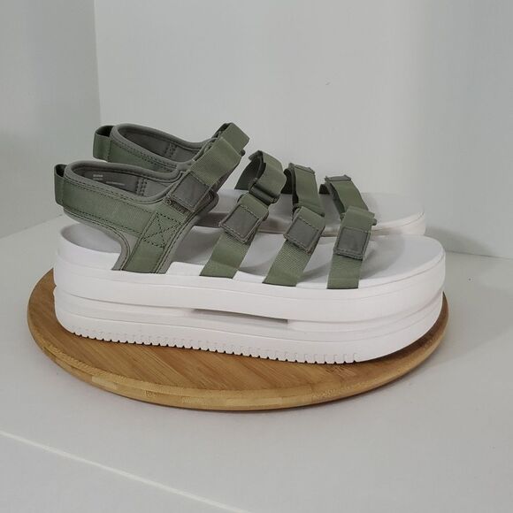 Nike Icon Classic Sandal -  Light Army and Jade Horizon Women's Size 11 - Picture 1 of 11